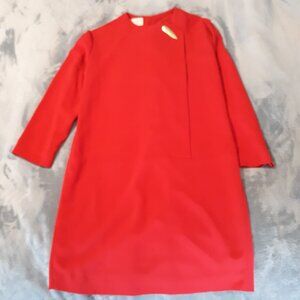Evan-Picone red dress